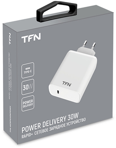Сетевое зарядное устройство TFN Rapid+ USB-C PD3.0 30W White (TFN-WCRPD30WPDWH)