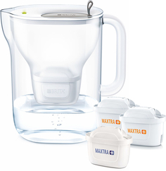Фильтр-кувшин Brita Style XL Grey + 3 Maxtra+ (2 для жесткой воды, 1 универсальный)