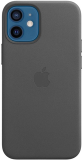 Чехол Apple Leather MagSafe для iPhone 12 mini Black (MHKA3ZE/A)