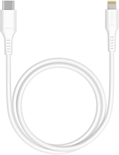 Кабель для iPod, iPhone, iPad Deppa MFI USB-C - Lightning, 1,2 м White (72231)