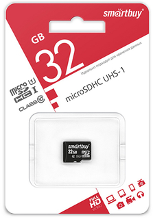 Карта памяти Smartbuy microSDHC Class 10 UHS-I 32GB (SB32GBSDCL10-00)