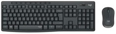 Комплект клавиатура+мышь Logitech Wireless MK295 Silent Combo Graphite (920-009807)