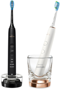 Набор: 2 электрические зубные щетки с приложением Philips Sonicare DiamondClean 9000 HX9914/57