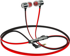 Наушники с микрофоном InterStep BWhite Metal Red (IS-HF-BW35RDMET-000B203)