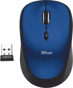 Мышь Trust Yvi Wireless Mouse Blue, 19663