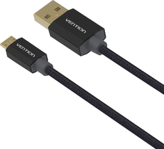 Кабель Vention USB 2.0 AM/microUSB B (5pin), тканевая оплетка, 0.5 м (CADBD)