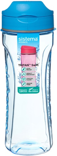 Бутылка для воды Sistema Hydrate Tritan Swift, 600 мл Blue (640)