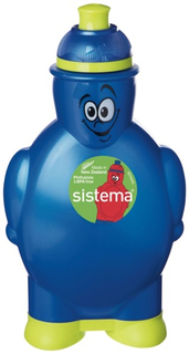 Бутылка для воды Sistema Hydrate Happy Bottle, 350 мл Blue (790)