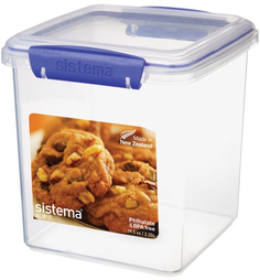 Контейнер для печенья Sistema Klip It Cookie Tub, 2,35 л Blue (1334)