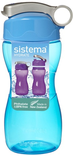 Бутылка для воды Sistema Hydrate Hourglass, 475 мл Blue (580)