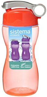 Бутылка для воды Sistema Hydrate Hourglass, 475 мл Orange (580)