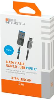 Кабель InterStep USB 3.0, 2 м (IS-DC-TYPCUSNSG-200B210)
