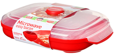 Контейнер для продуктов Sistema Microwave Easy Bacon 950 мл Red (1143)