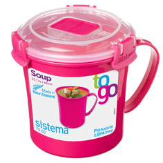 Кружка суповая Sistema To-Go Soup Mug 656 мл Red (21107)