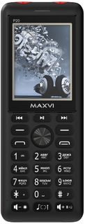 Мобильный телефон Maxvi P20 Black/Red