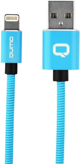 Кабель Qumo MFI С48 USB-Apple 8 pin, 1,2 м Blue (30023)