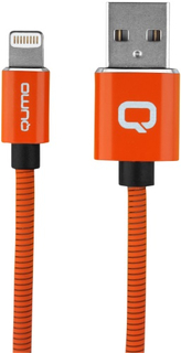 Кабель Qumo MFI С48 USB-Apple 8 pin, 1,2 м Orange (30022)