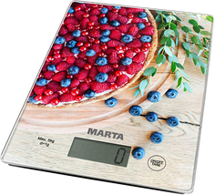 Кухонные весы Marta MT-1634 Ягодный пирог
