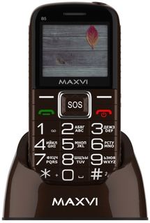 Мобильный телефон Maxvi B5 Brown