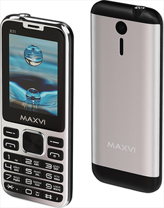 Мобильный телефон Maxvi X11 Metallic Silver