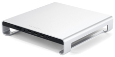 Подставка для монитора Satechi Type-C Aluminum Monitor Stand Hub для Apple iMac Silver (ST-AMSHS)