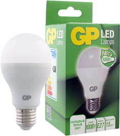 Светодиодная лампа GP LEDA60-14WE27-40K-2CRB1