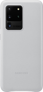 Чехол Samsung Leather Cover Z3 для Galaxy S20 Ultra Silver (EF-VG988LSEGRU)