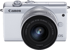 Системный фотоаппарат Canon EOS M200 WH M15-45