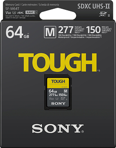 Карта памяти Sony Tough SDXC 64GB 277R/150W (SF-M64T/T)