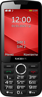 Мобильный телефон teXet TM-308 Black/Red