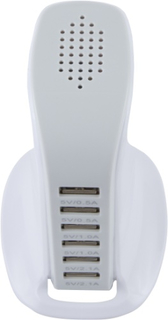 Сетевое зарядное устройство Red Line Tech 6 USB, 6А White (УТ000018572)