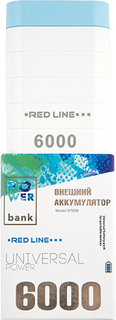 Внешний аккумулятор Red Line S7000 6000 mAh White (УТ000010002)