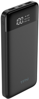 Внешний аккумулятор TFN Slim Duo LCD 10000 mAh Black (TFN-PB-217-BK)