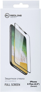 Защитное стекло Red Line для iPhone 8 Plus White (УТ000012645)
