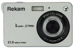 Компактный фотоаппарат Rekam iLook S990i Silver Metallic