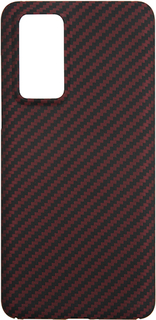 Чехол Barn&Hollis Carbon для Huawei P40 Matte Red (УТ000020870)