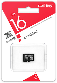 Карта памяти Smartbuy microSDHC Сlass 10 LE 16GB (SB16GBSDCL10-00LE )