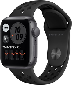 Смарт-часы Apple Watch Nike SE 40mm Space Gray Aluminum Case with Anthracite/Black Nike Sport Band (MYYF2RU/A)
