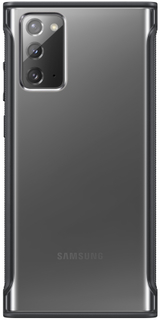 Чехол Samsung Clear Protective Cover для Note 20, прозрачный/черная рамка (EF-GN980CBEGRU)