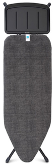 Гладильная доска Brabantia "Черный деним", 124x45 см (134746)