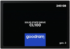 Твердотельный накопитель GOODRAM CL100 gen.3 240GB (SSDPR-CL100-240-G3)