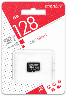 Карта памяти Smartbuy MicroSDXC Class 10 UHS-1 128GB (SB128GBSDCL10-00)