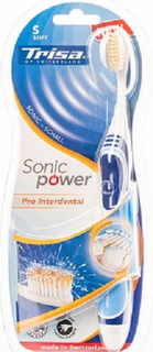 Электрическая зубная щетка TRISA Sonicpower akku Blue 9670855-B)