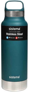Термобутылка Sistema Hydrate, 1 л, зеленая (585)