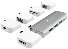 Док-станция для ноутбука J5CREATE UltraDrive Kit USB-C (JCD389)