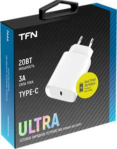 Сетевое зарядное устройство TFN Ultra PD 20W White (TFN-WCRPD30W01)