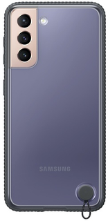 Чехол Samsung Clear Protective Cover для S21, черная рамка (EF-GG991CBEGRU)