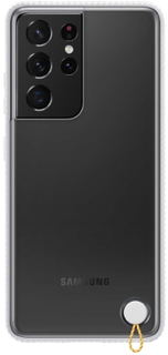 Чехол Samsung Clear Protective Cover для S21 Ultra, белая рамка (EF-GG998CWEGRU)
