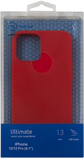Чехол Red Line Ultimate для iPhone 12/12 Pro, красный (УТ000021880)
