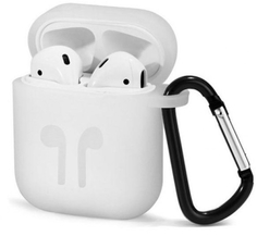 Чехол EVA 1/2 с карабином для AirPods White (CBAP01W)